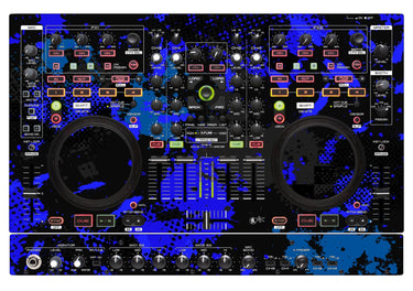 Denon DJ MC 6000 MK2 Skin Conflict Blue